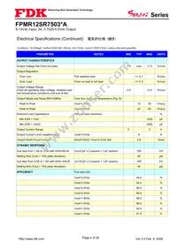 FPMR12SR7503PA Datasheet Page 4