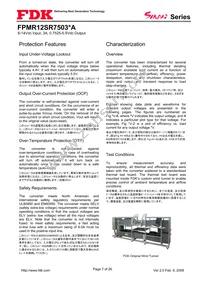 FPMR12SR7503PA Datasheet Page 7