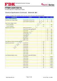 FPMR12SR7505PA Datasheet Page 3