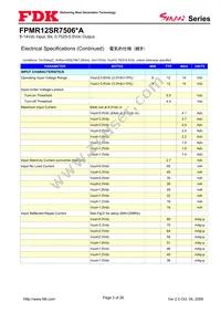FPMR12SR7506PA Datasheet Page 3