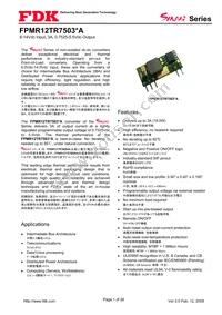 FPMR12TR7503PA Datasheet Cover