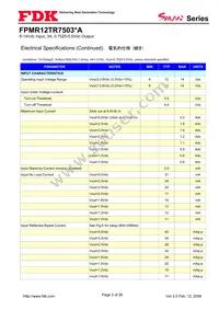 FPMR12TR7503PA Datasheet Page 3