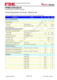 FPMR12TR7503PA Datasheet Page 4