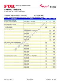 FPMR12TR7505PA Datasheet Page 3