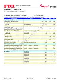 FPMR12TR7505PA Datasheet Page 4