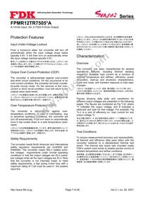 FPMR12TR7505PA Datasheet Page 7