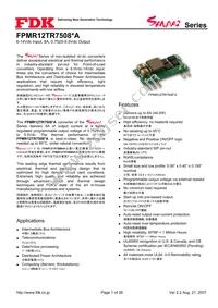 FPMR12TR7508PA Datasheet Cover