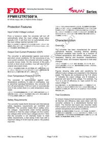 FPMR12TR7508PA Datasheet Page 7