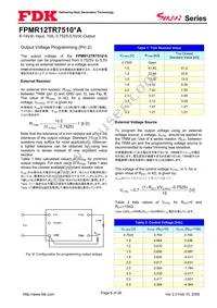FPMR12TR7510PA Datasheet Page 6