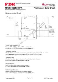 FPMR19S3R304PA Datasheet Page 7