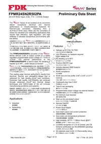 FPMR24SN2R502PA Datasheet Cover