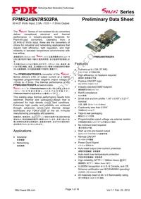 FPMR24SN7R502PA Datasheet Cover