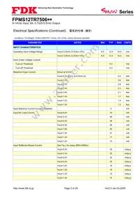 FPMS12TR7506PA Datasheet Page 3