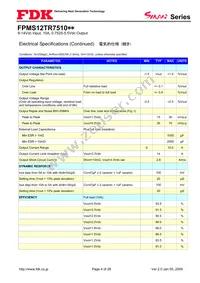 FPMS12TR7510PA Datasheet Page 4