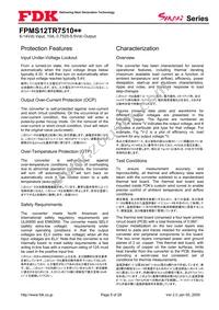 FPMS12TR7510PA Datasheet Page 9