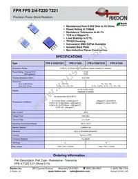 FPR2B-0R002F1 Datasheet Cover