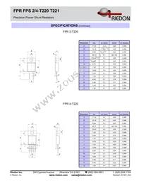 FPR2B-0R002F1 Datasheet Page 4