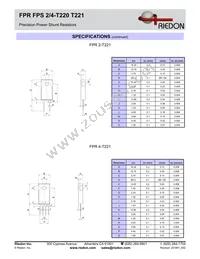 FPR2B-0R002F1 Datasheet Page 5