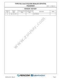 FQ2400005 Datasheet Page 2