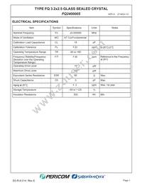 FQ2400005 Datasheet Page 3