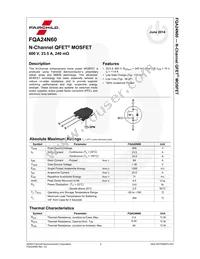 FQA24N60 Datasheet Page 2