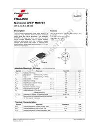 FQA44N30 Datasheet Page 2