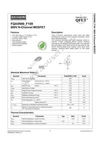 FQA5N90_F109 Datasheet Cover