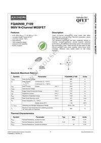 FQA6N90_F109 Datasheet Cover