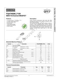 FQA7N90M_F109 Datasheet Cover