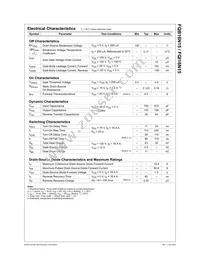 FQB16N15TM Datasheet Page 2