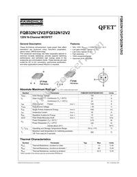 FQB32N12V2TM Datasheet Cover