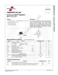 FQB5N60CTM-WS Datasheet Cover