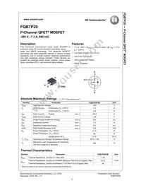 FQB7P20TM Datasheet Page 2