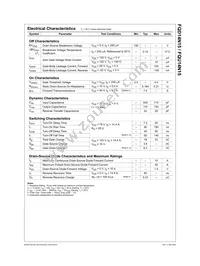 FQD14N15TM Datasheet Page 2