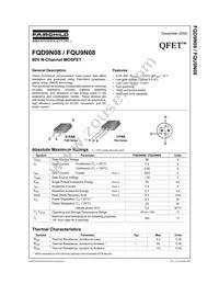 FQD9N08TM Datasheet Cover