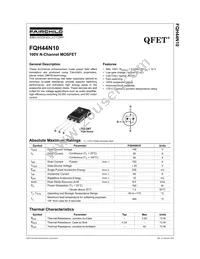 FQH44N10 Datasheet Cover