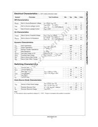 FQI27N25TU-F085 Datasheet Page 2