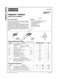 FQI9N50TU Datasheet Cover