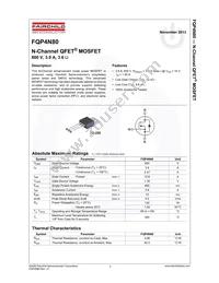 FQP4N80 Datasheet Page 2