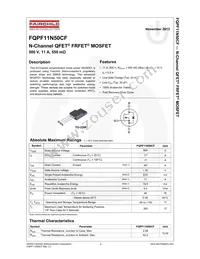 FQPF11N50CF Datasheet Page 2