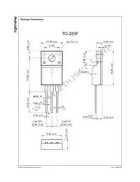 FQPF4P40 Datasheet Page 7