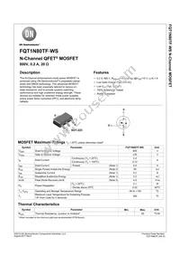 FQT1N80TF-WS Datasheet Cover