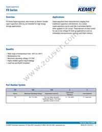 FR0H474ZF Datasheet Cover