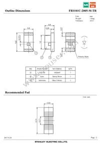 FR1101C-2005-M-TR Datasheet Page 2