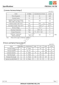 FR1101C-M-TR Datasheet Page 3