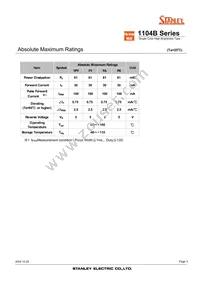 FR1104B-TR Datasheet Page 3