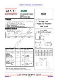 FR8J-TP Datasheet Cover