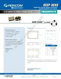 FRSONT019 Datasheet Cover