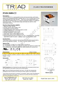 FS10-3600-C2 Datasheet Cover