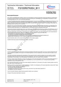 FS100R07N3E4B11BOSA1 Datasheet Page 9